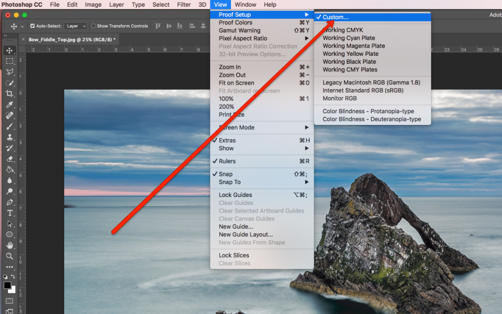 how to install icc profile in photoshop mac